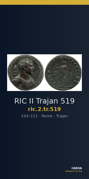 RIC II Trajan 519 — CANOA