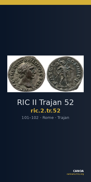 RIC II Trajan 52 — CANOA
