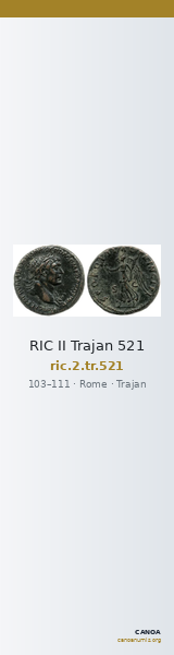 RIC II Trajan 521 — CANOA