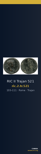 RIC II Trajan 521 — CANOA