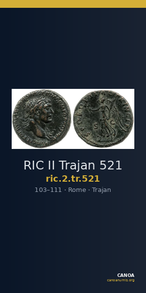 RIC II Trajan 521 — CANOA