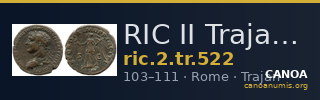 RIC II Trajan 522 — CANOA