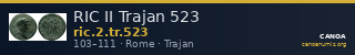 RIC II Trajan 523 — CANOA