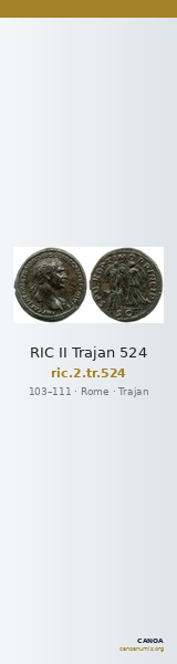 RIC II Trajan 524 — CANOA