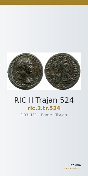 RIC II Trajan 524 — CANOA