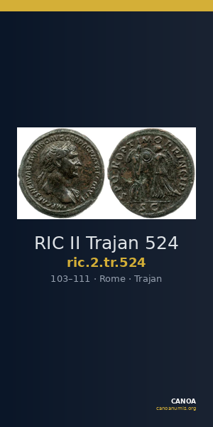 RIC II Trajan 524 — CANOA