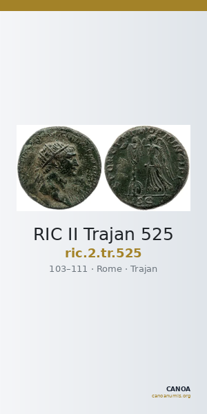 RIC II Trajan 525 — CANOA