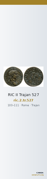 RIC II Trajan 527 — CANOA