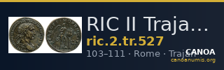 RIC II Trajan 527 — CANOA