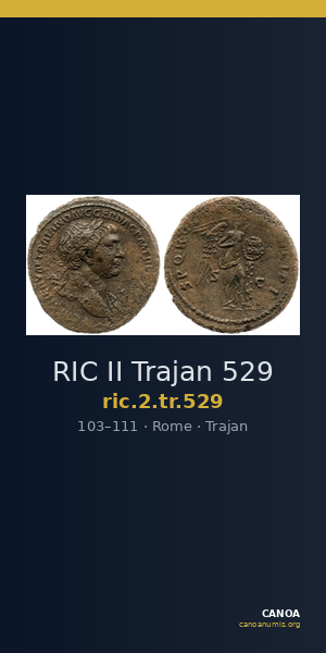 RIC II Trajan 529 — CANOA