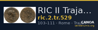 RIC II Trajan 529 — CANOA
