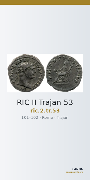 RIC II Trajan 53 — CANOA