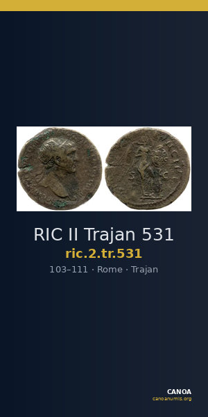 RIC II Trajan 531 — CANOA