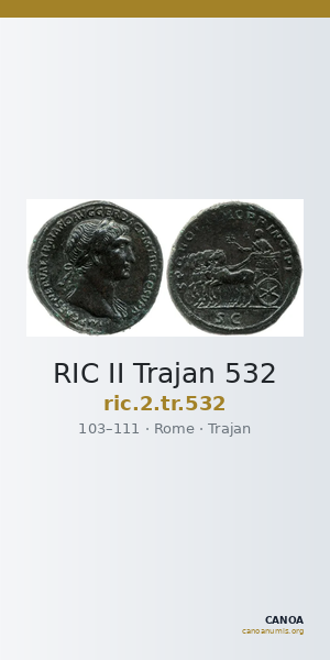 RIC II Trajan 532 — CANOA