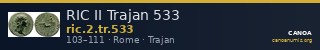 RIC II Trajan 533 — CANOA