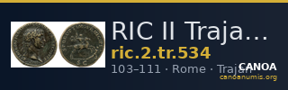 RIC II Trajan 534 — CANOA