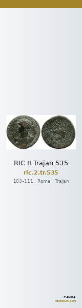 RIC II Trajan 535 — CANOA