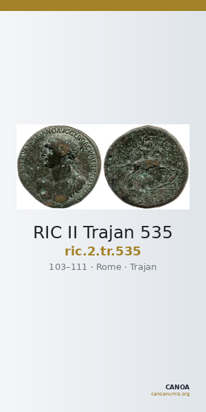 RIC II Trajan 535 — CANOA