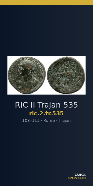 RIC II Trajan 535 — CANOA
