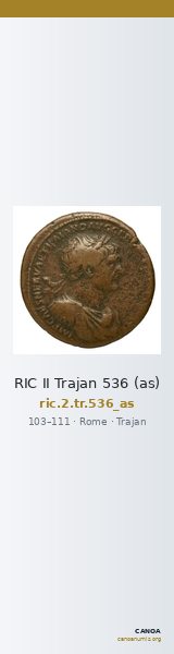 RIC II Trajan 536 (as) — CANOA