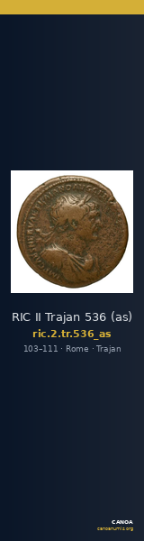 RIC II Trajan 536 (as) — CANOA