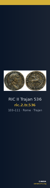 RIC II Trajan 536 — CANOA
