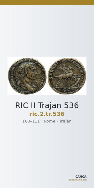 RIC II Trajan 536 — CANOA