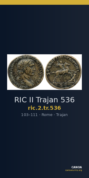 RIC II Trajan 536 — CANOA