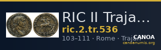 RIC II Trajan 536 — CANOA