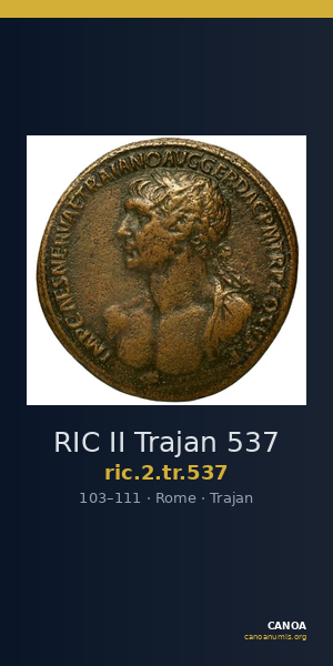 RIC II Trajan 537 — CANOA