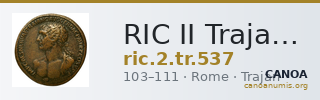 RIC II Trajan 537 — CANOA