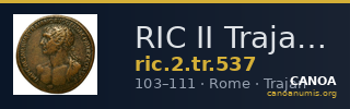 RIC II Trajan 537 — CANOA