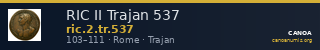 RIC II Trajan 537 — CANOA