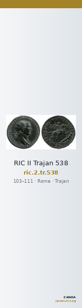 RIC II Trajan 538 — CANOA