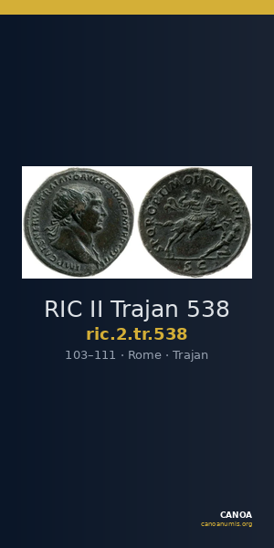 RIC II Trajan 538 — CANOA