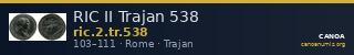 RIC II Trajan 538 — CANOA
