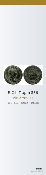 RIC II Trajan 539 — CANOA