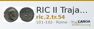 RIC II Trajan 54 — CANOA