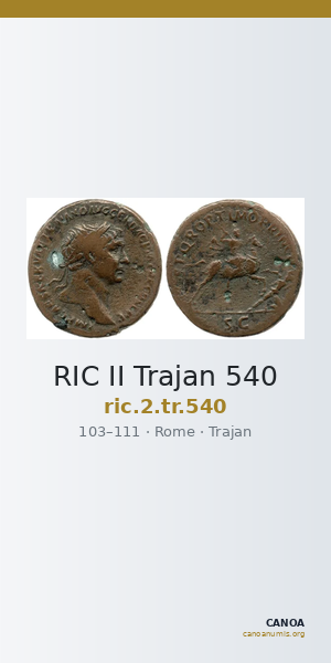 RIC II Trajan 540 — CANOA