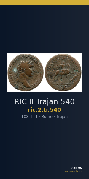 RIC II Trajan 540 — CANOA