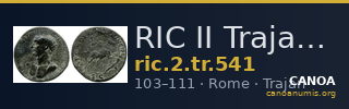 RIC II Trajan 541 — CANOA