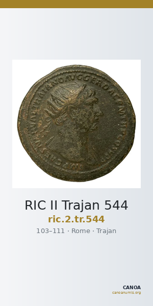 RIC II Trajan 544 — CANOA