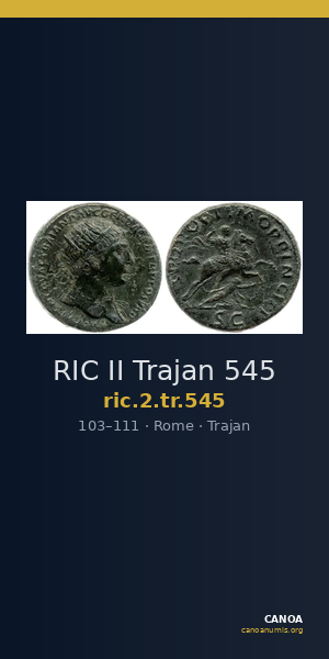 RIC II Trajan 545 — CANOA