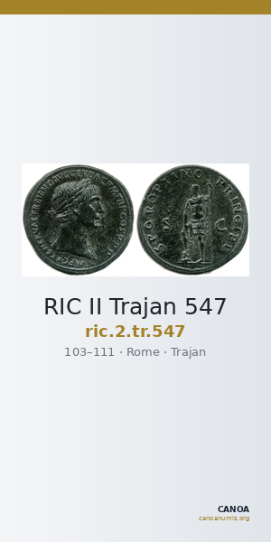 RIC II Trajan 547 — CANOA
