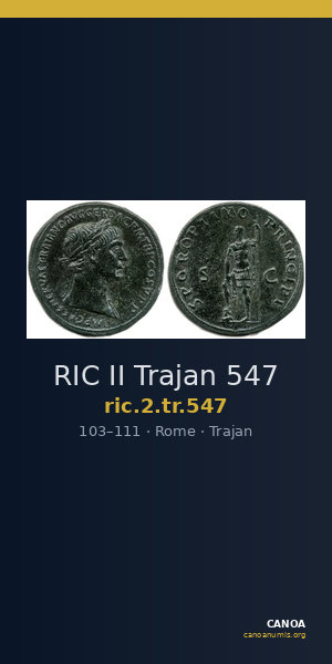 RIC II Trajan 547 — CANOA