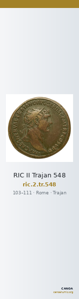 RIC II Trajan 548 — CANOA