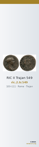 RIC II Trajan 549 — CANOA