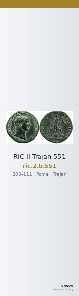 RIC II Trajan 551 — CANOA