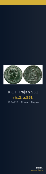 RIC II Trajan 551 — CANOA