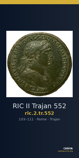 RIC II Trajan 552 — CANOA